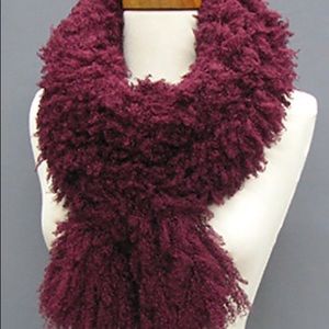 2 PACK: Burgundy Red Poodle Scarf